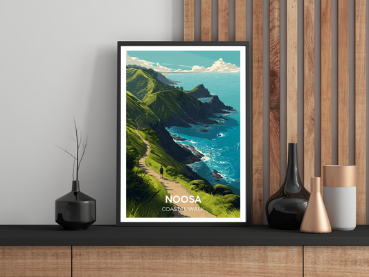 Noosa, Australia – Vintage Travel Poster