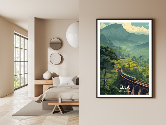 Ella, Sri Lanka – Vintage Travel Poster
