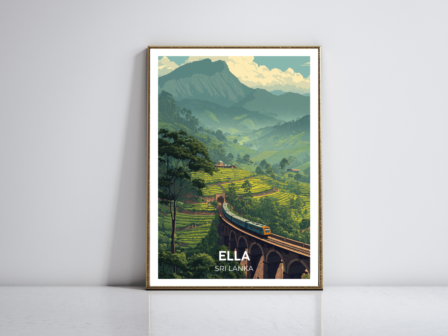 Ella, Sri Lanka – Vintage Travel Poster