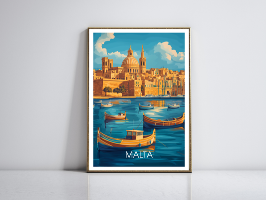Malta – Vintage Travel Poster