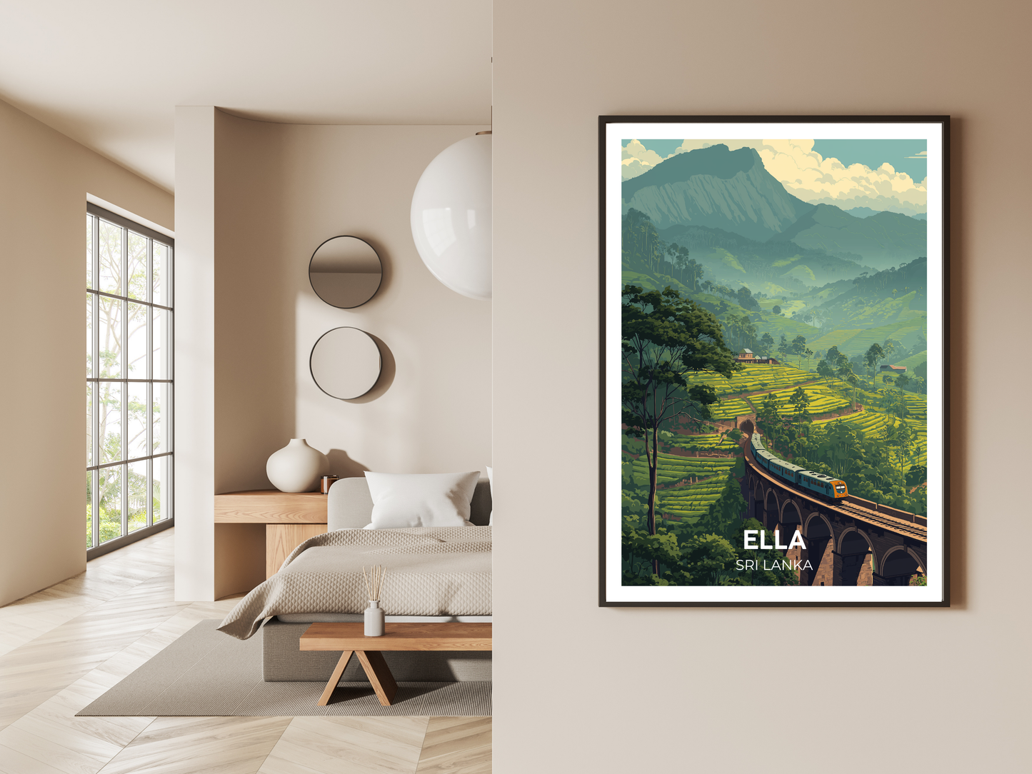 Ella, Sri Lanka – Vintage Travel Poster