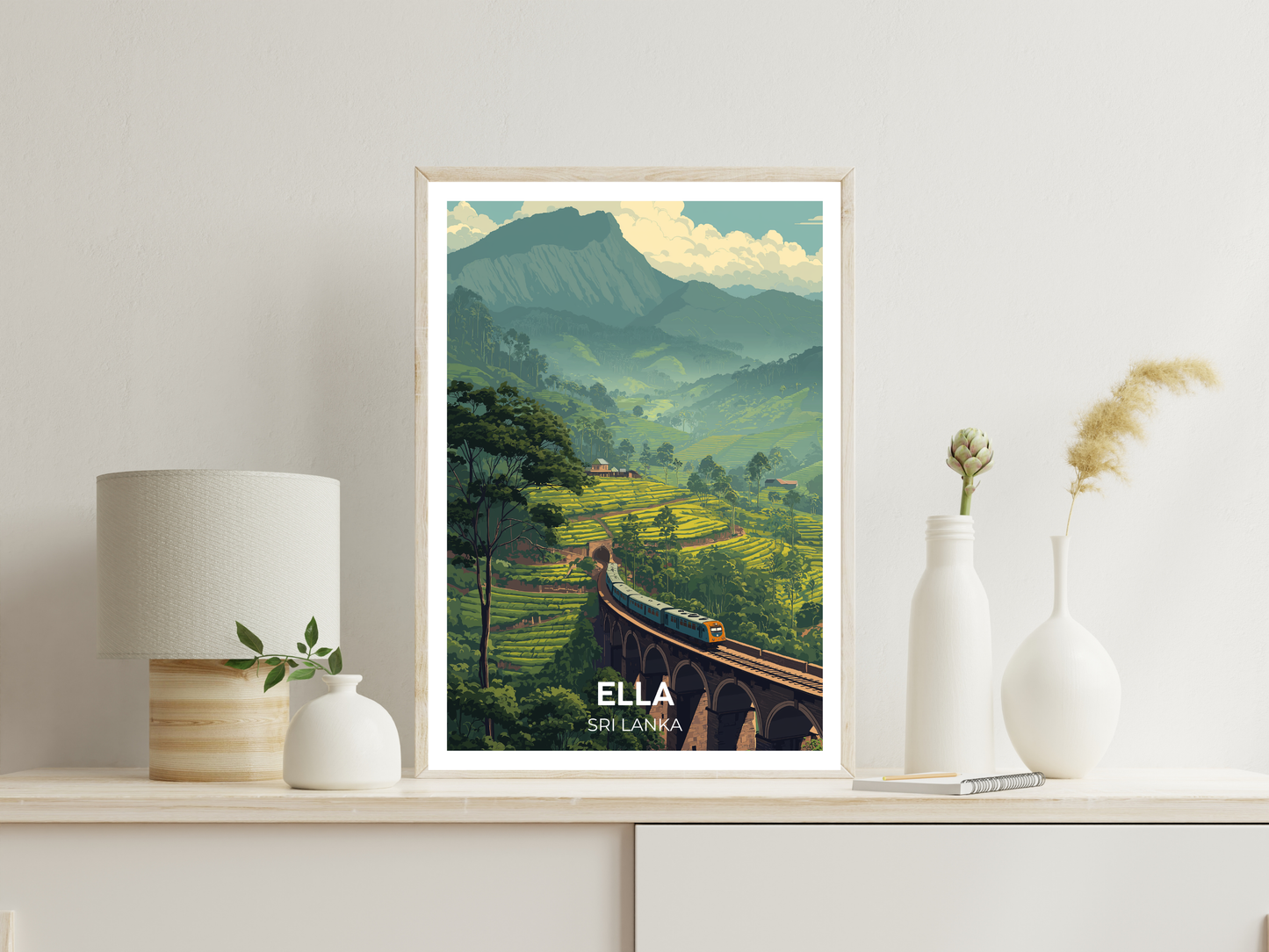 Ella, Sri Lanka – Vintage Travel Poster