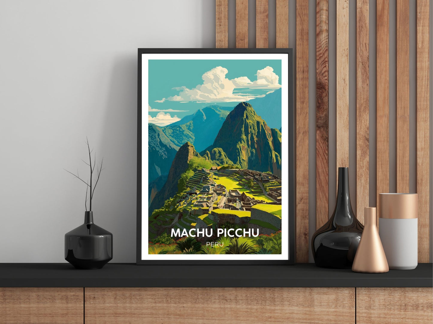 Machu Picchu, Peru – Vintage Travel Poster | Atlas Prints