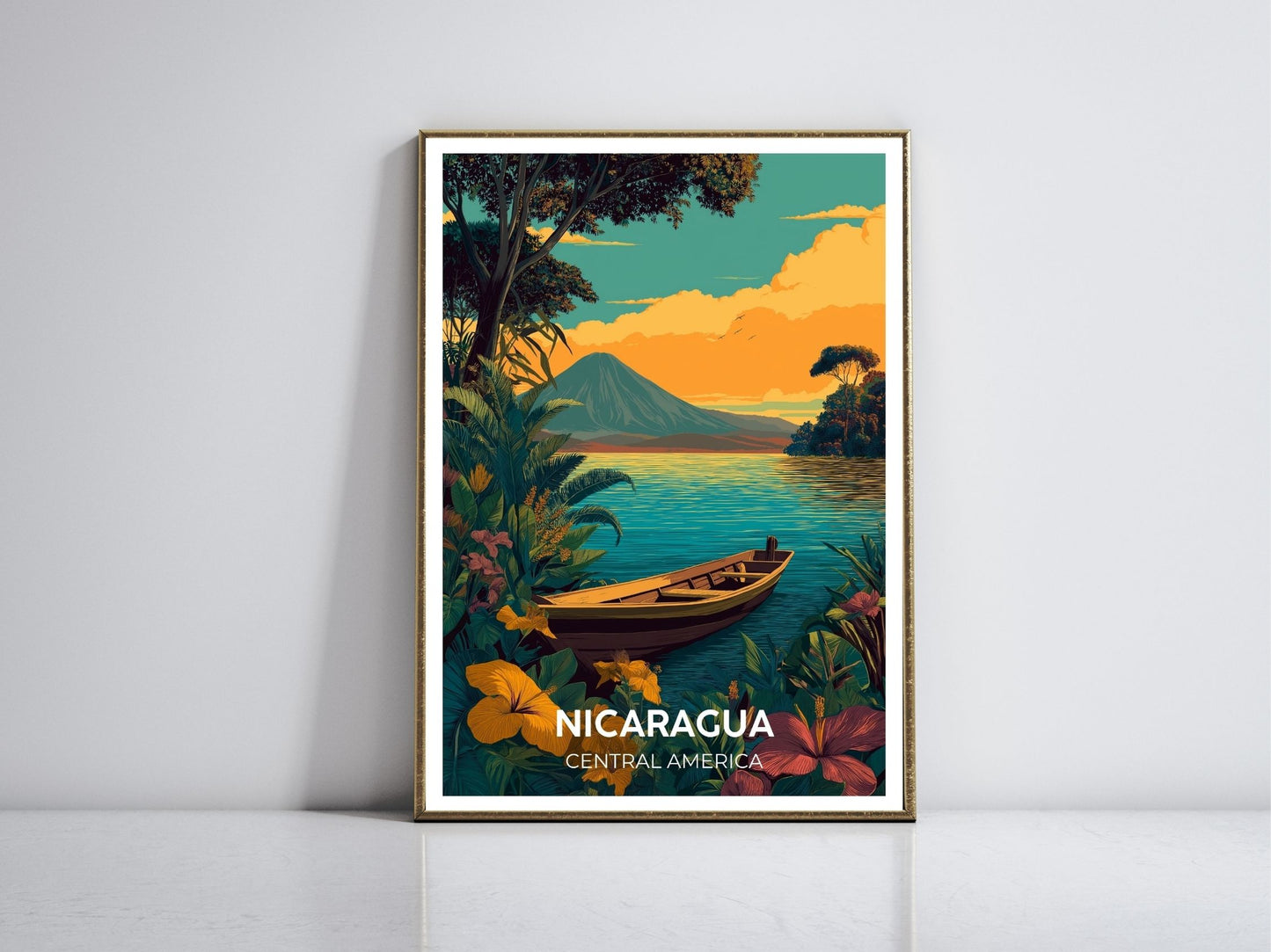 Maui Hawaii framed vintage travel poster – Atlas Prints