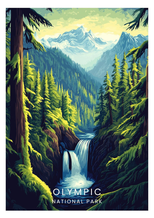 Vintage Olympic travel poster wall art print – Atlas Prints